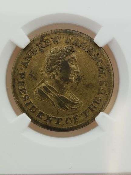 1834 HT-6 Andrew Jackson, NGC XF45
