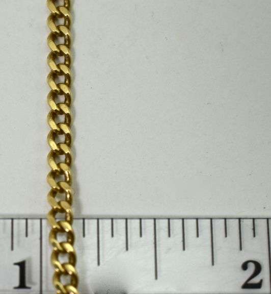 Ultra Classic 18K Yellow Gold 21" Standard Link Necklace