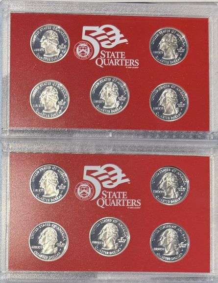 2006 & 2007 State Quarter Silver Proof Sets