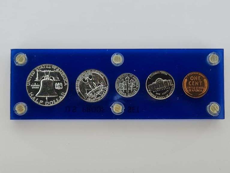 1956 United States Silver Proof Set, Capital Plastics Holder
