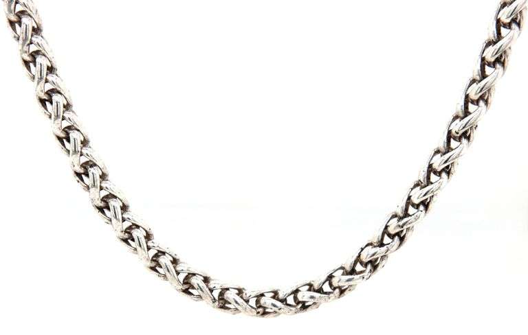 David Yurman wheat link chain necklace
