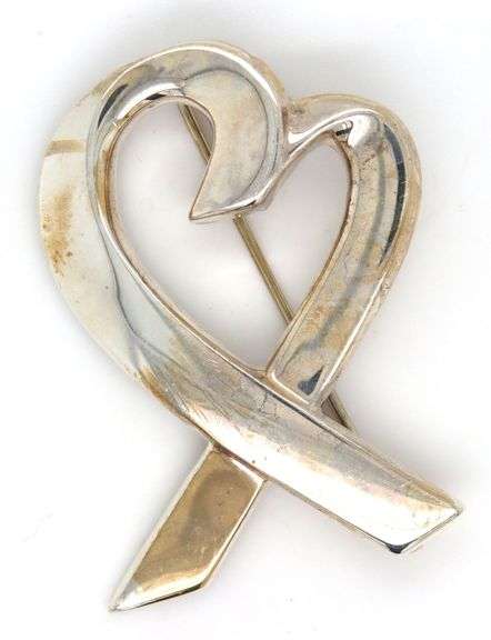 Tiffany & Co Paloma Picasso loving heart brooch