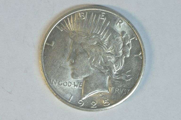 Flashy top end scarce 1925-S Peace Silver Dollar