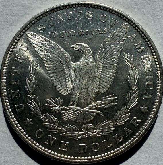 1878 7 Tail Feathers Near Proof Like Morgan