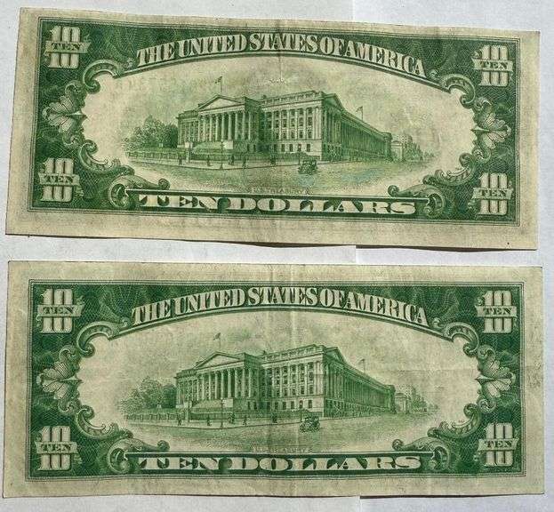Two Slider $10 Cleveland 1934  FRN