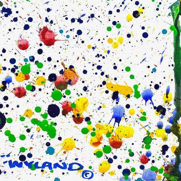 Untitled Abstract by Wyland