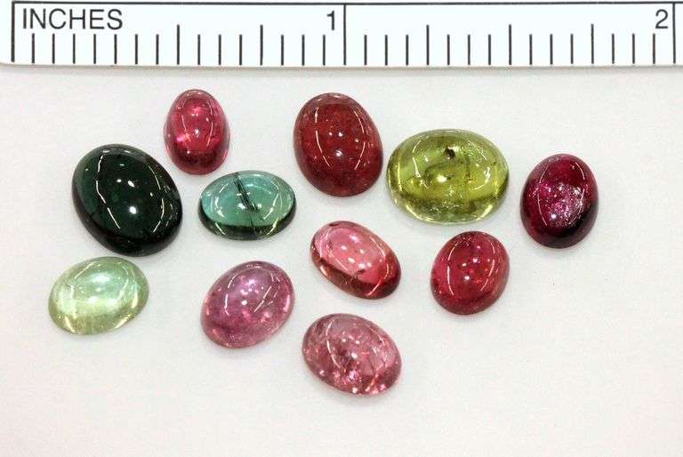 Colorful Natural Tourmaline - Lot of 11