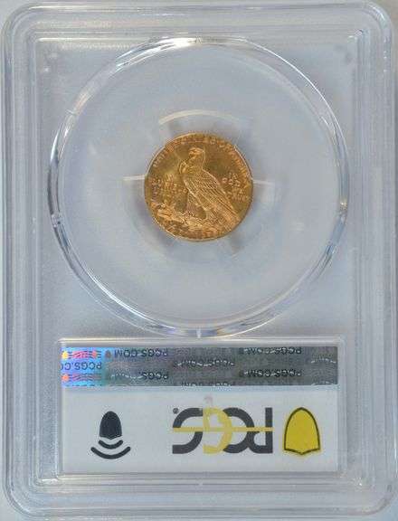 Near Gem BU 1925-D $2.50 Indian Gold Piece. PCGS MS64
