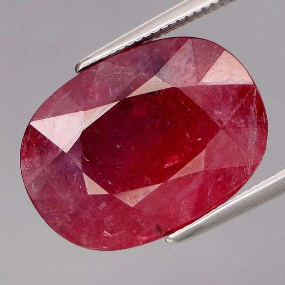Huge! Bi-color! Translucent! 10.56ct Mozambique Ruby!