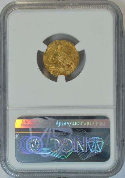 Virtual Gem BU better date 1911 $2.50 Indian Gold Piece. NGC MS64+