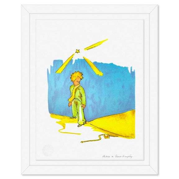 The Little Prince And The Snake by Antoine de Saint-Exupery (1900-1944)