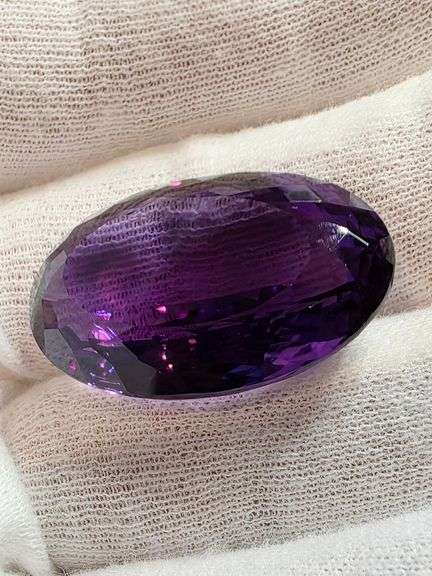 Large! Deep purple! 45.87ct UNTREATED Bolivian Amethyst!