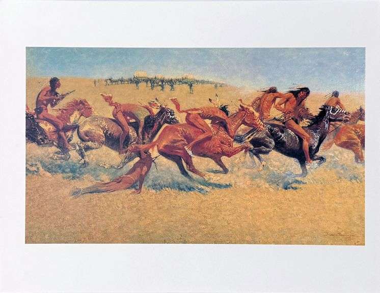 Collectible Frederick Remington, Indian Warfare