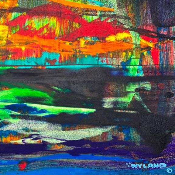 Untitled Abstract by Wyland