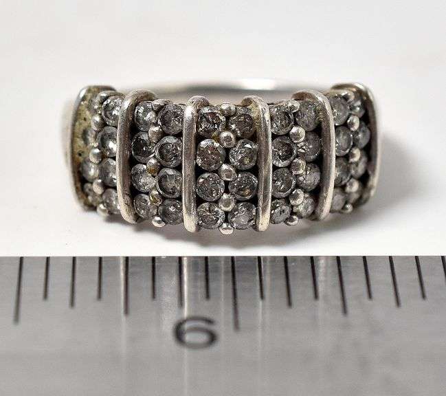 CZ Gemstone Ring in Sterling Silver