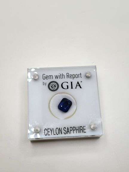 Very collectable GIA Certified 4.68 CT Sapphire