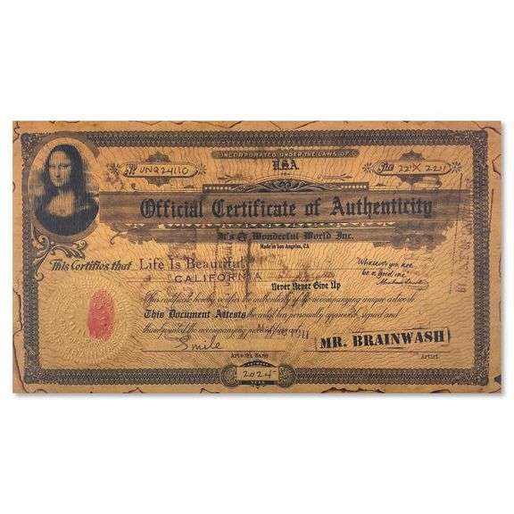 Smile by Mr Brainwash