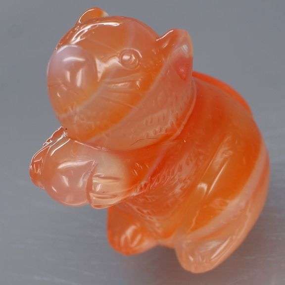 Simply adorable! 45.18ct Capybara Agate carving!
