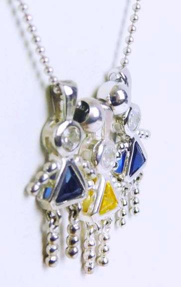Sterling Silver Charm Necklace