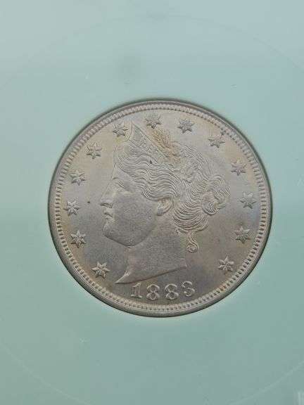 1883 No Cents Nickel, NTC MS64
