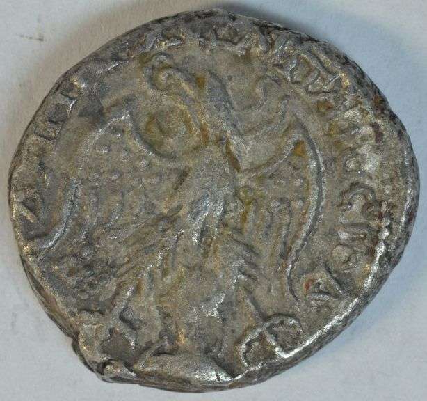 Sharp Scarce Syria, Emisa Silver Tetradrachm of Macrinus, 217-218 AD