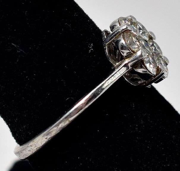 CZ Gemstone Ring in Sterling Silver