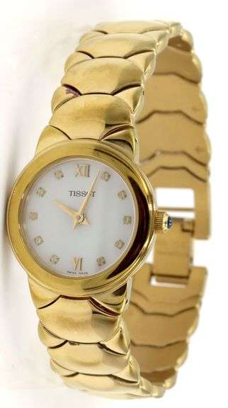 Tissot gold tone ladies watch