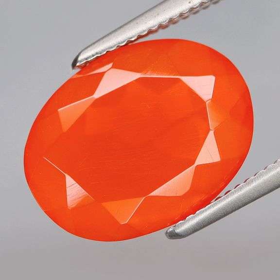 Rich blood orange 3.30ct Mexican Fire Opal
