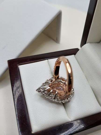 Unbelievable ! 5 CT Fancy Vivid Pink Lab Diamond setting in 14k gold Ring, Certified.