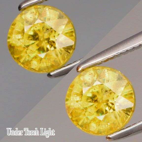 Real! 1.33ct high fire Sphene solitaire! Untreated!