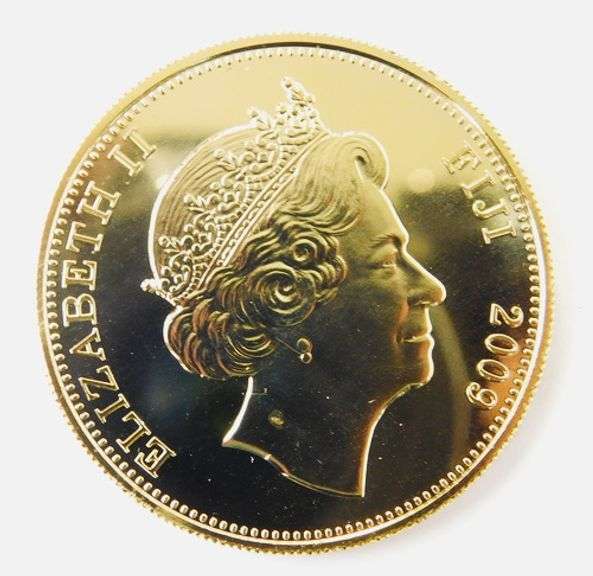 2009 Fiji One Dollar Great Animals of the World Coin