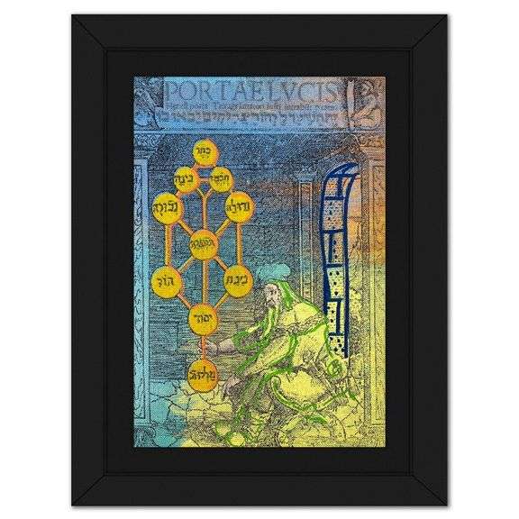 Kabbalah by Steve Kaufman (1960-2010)