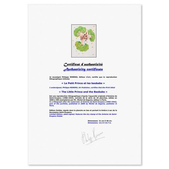 The Little Prince And The Baobabs by Antoine de Saint-Exupery (1900-1944)