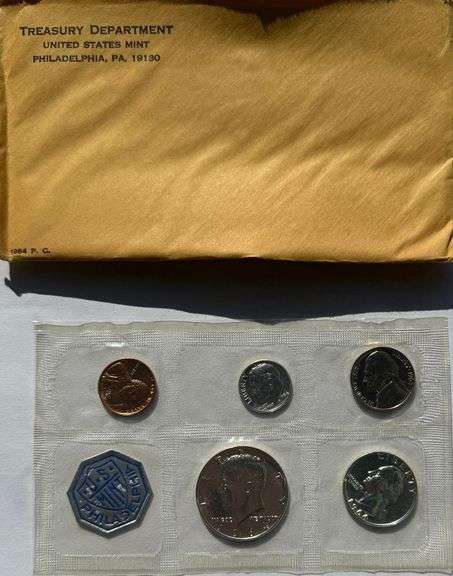 1964 Enhanced Hair Proof Set.