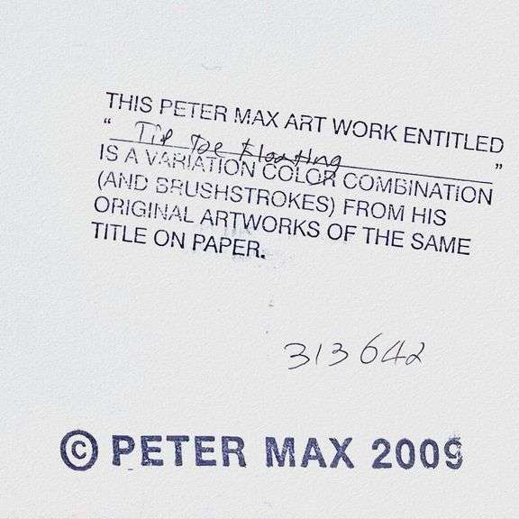 Tip Toe Floating by Peter Max