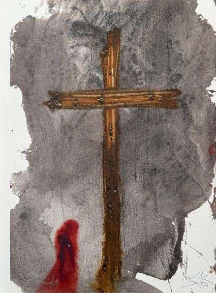 Highly Collectible and Rare Salvador Dali Original Llithograph from the 'Biblia Sacra' Suite