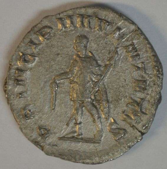 Lustrous Near Mint Herennius Etruscus Roman Silver Antoninianus, 251 AD