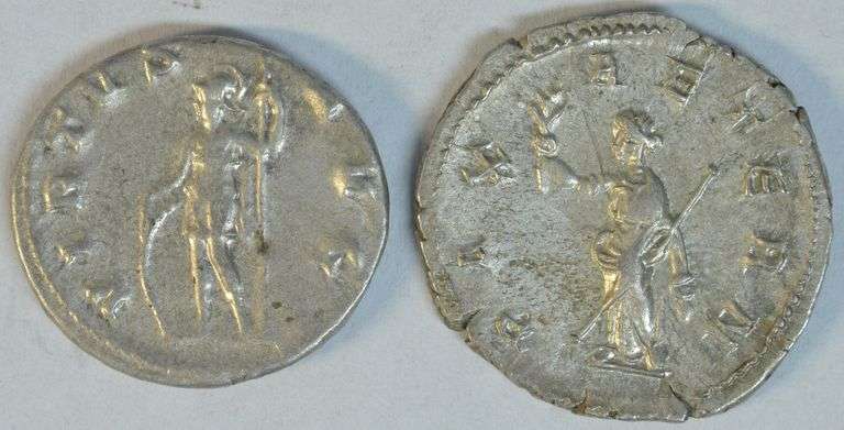 Near Mint Gordian III & Philip I Roman Silver Antoninianus, 238 to 249 AD