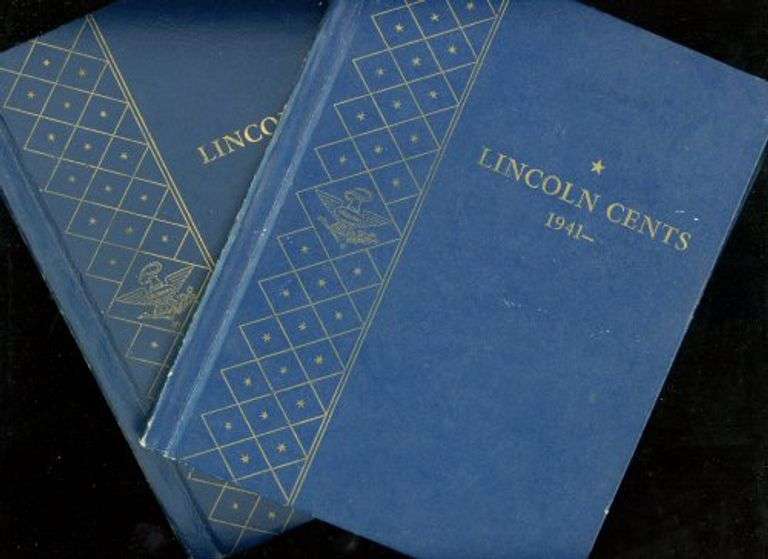 2 Lincoln Wheat Cent Albums: 1941 – 1974-S