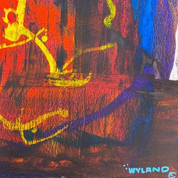 Untitled Abstract by Wyland