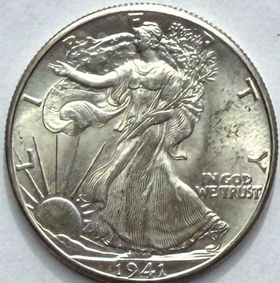 1941 Choice  BU Walikng Liberty Half