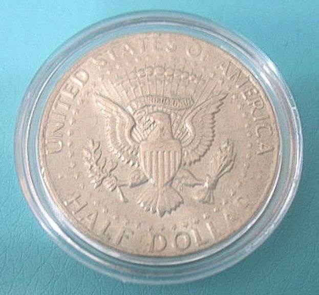 ELVIS MEETS NIXON COLORIZED HALF DOLLAR, NEW
