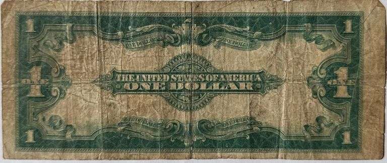 Last Large Size 1923 US $1 Silver Certificate.