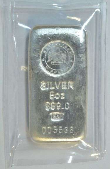 Beautiful 5oz Silver "EGO" Bar 999 Fine w/ Unique Serial#. Emirates Gold Refinery