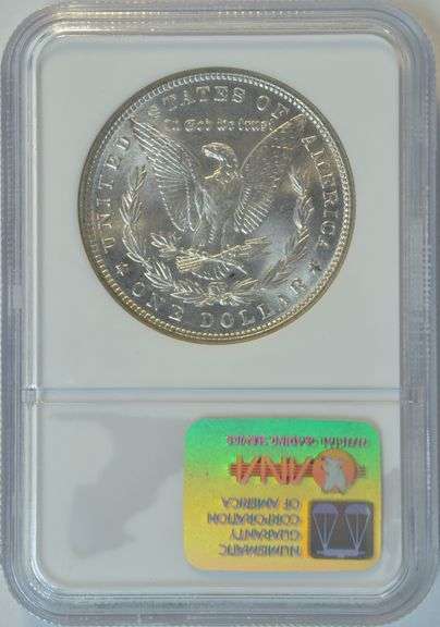 Pristine Gem BU 1886 Morgan Silver Dollar. NGC MS65
