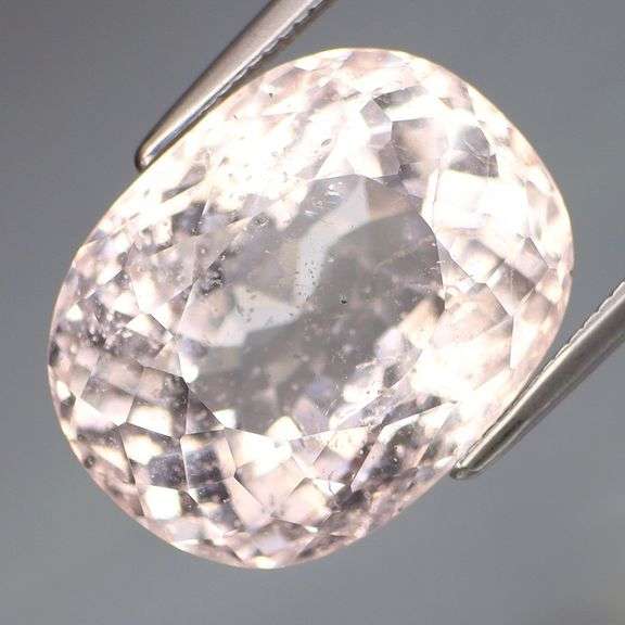 Substantial! 12.87ct high fire UNTREATED Morganite