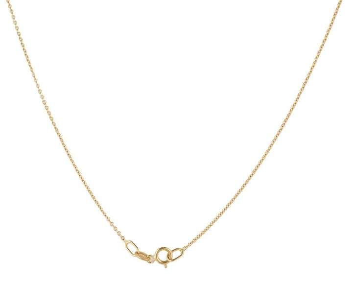 1.25ctw Tapered Baguette and Round Diamond Pendant Necklace in 18K