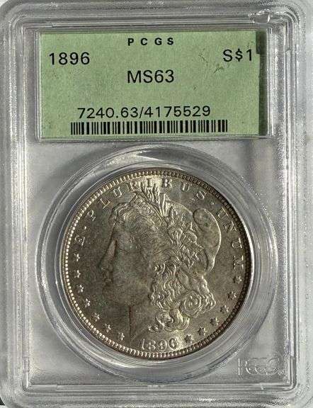 1896 PCGS MS 63 Morgan Dollar