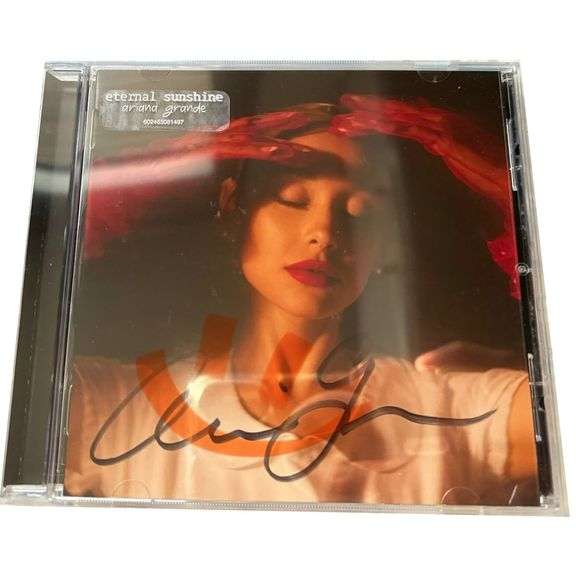Ariana Grande Hand-Signed Eternal Sunshine CD