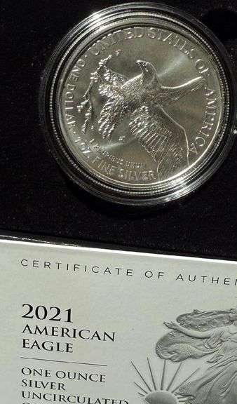2021 American Eagle With Box & Paper